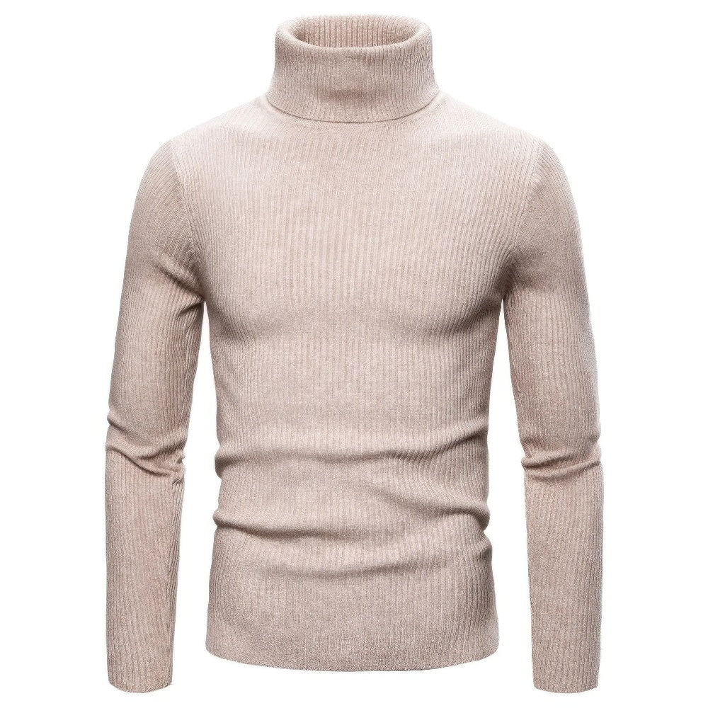 Enzo - Knitted Men's Turtleneck Sweater