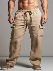 Coen - Men's Baggy Linen Pants