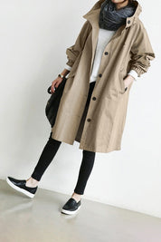 Juliana - Waterproof trench coat with hood