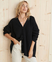 Kelsey - Cocoon cardigan made of cashmere