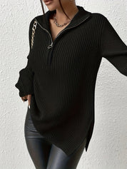 Helena - Casual zip-up Jumper for women