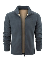 Merijn - Men's Warm Zip-Up Jacket with Stand-Up Collar for Fall and Winter