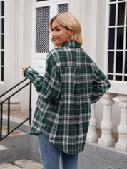 Stephanie - Long-sleeved checkered shirt