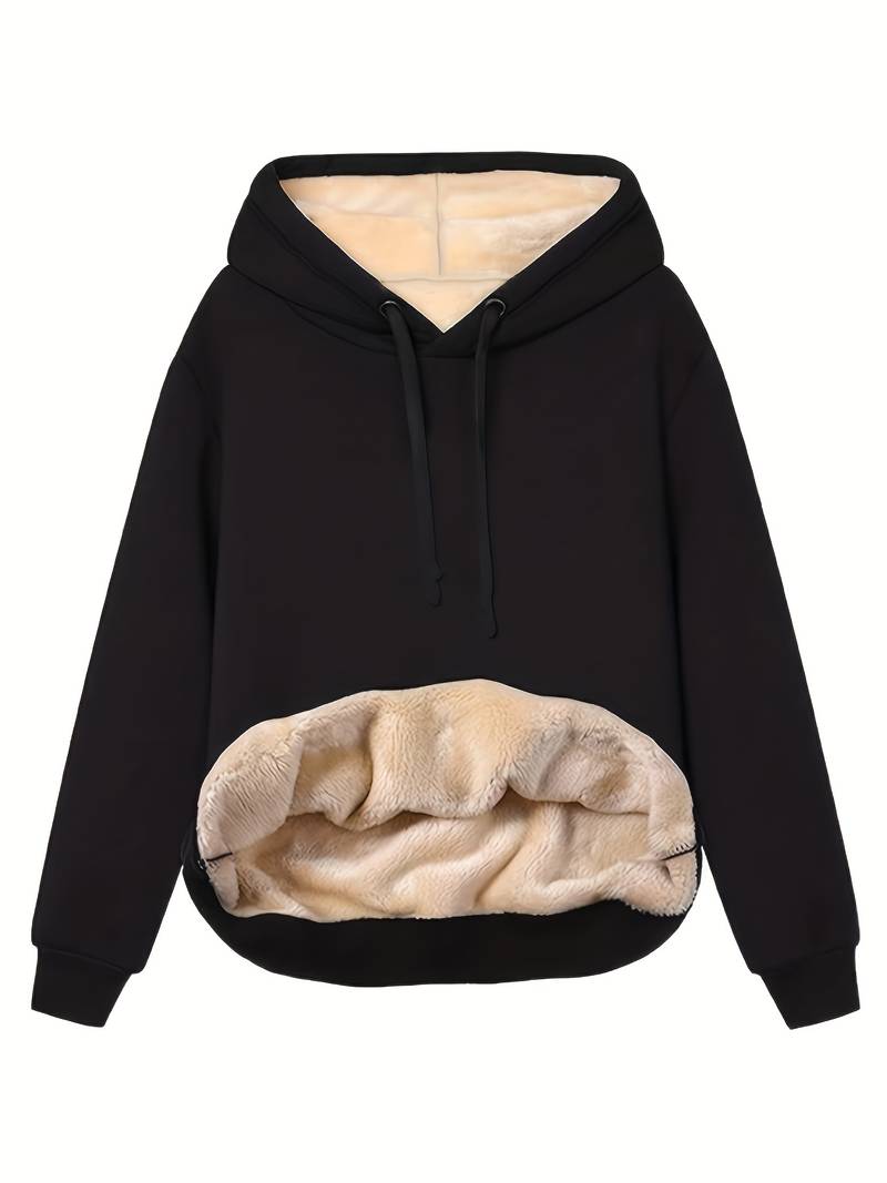 Jaliyah - Hooded soft fleece jacket