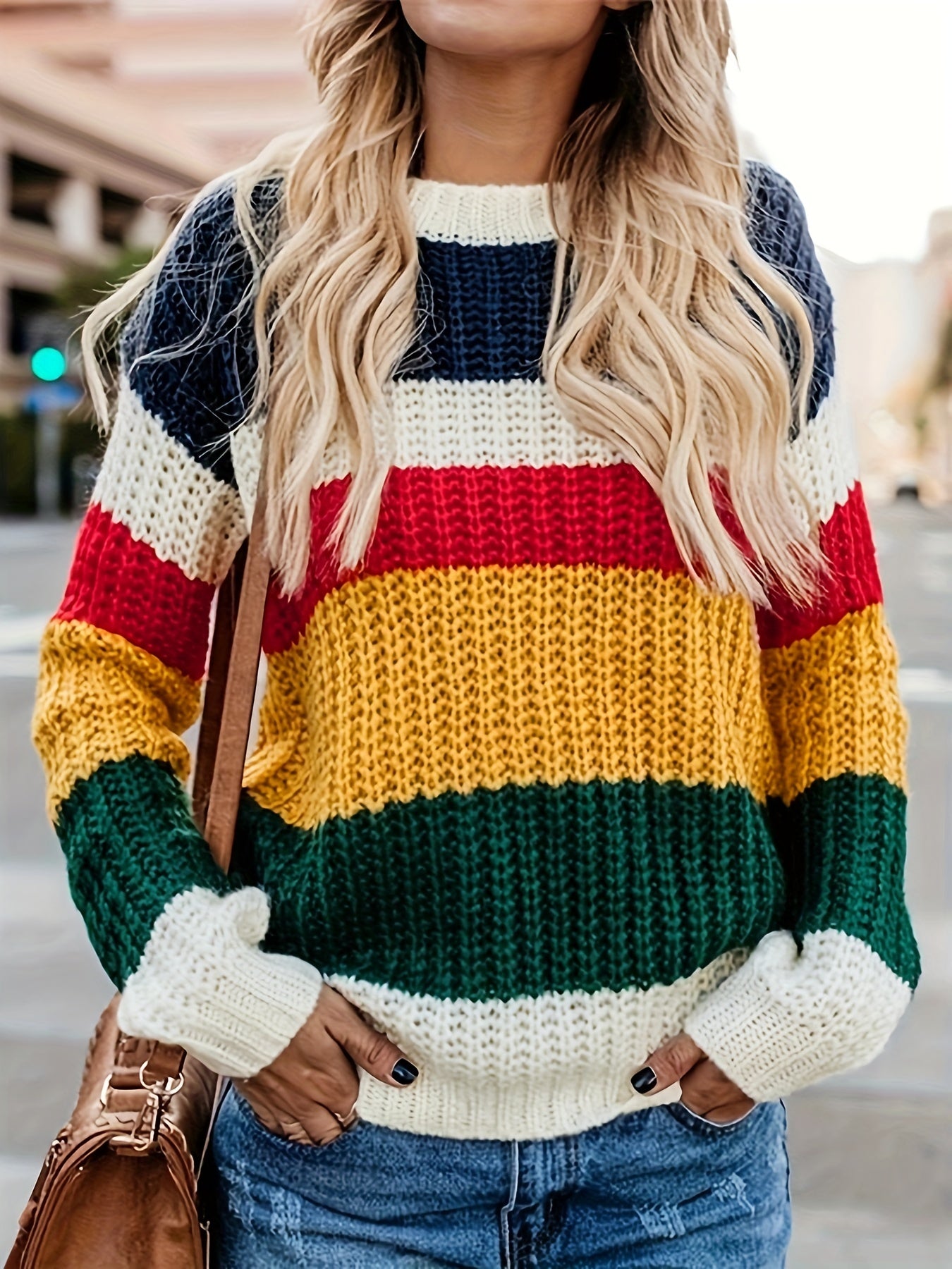 Katrien - Knitted Oversized Sweater Women