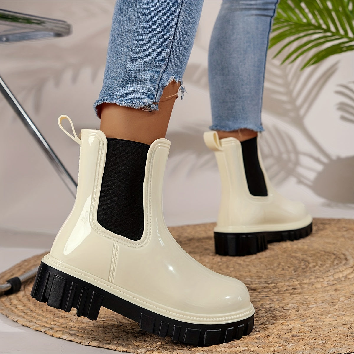 Valery - High Heel Rain Boots