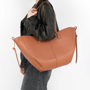 Melody - Large grained leather handbag