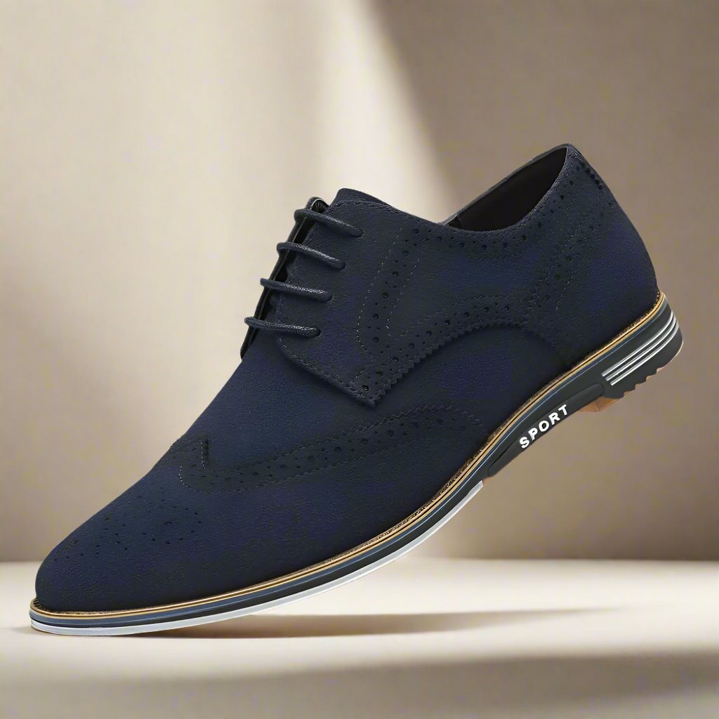 Dorian - Neat Men's Suede Lace-Up Shoes