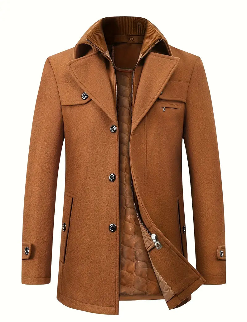 Austin - Men's Elegant Trench Coat