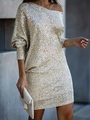 Oaklynn - Party Dress With Contrasting Sequins