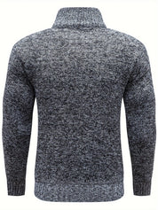 Mark - Casual sweater with zipper for men