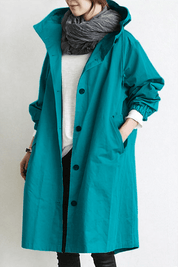 Juliana - Waterproof trench coat with hood