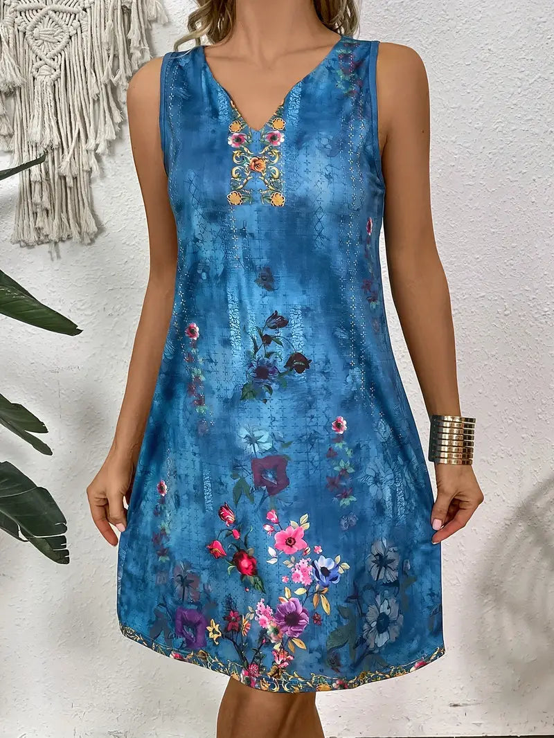 Karla - Sleeveless tank dress for a casual look in spring and summer