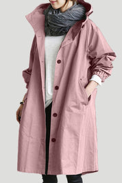 Juliana - Waterproof trench coat with hood