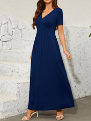 Lorelei -  Short-sleeved maxi dress