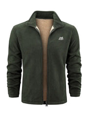 Merijn - Men's Warm Zip-Up Jacket with Stand-Up Collar for Fall and Winter