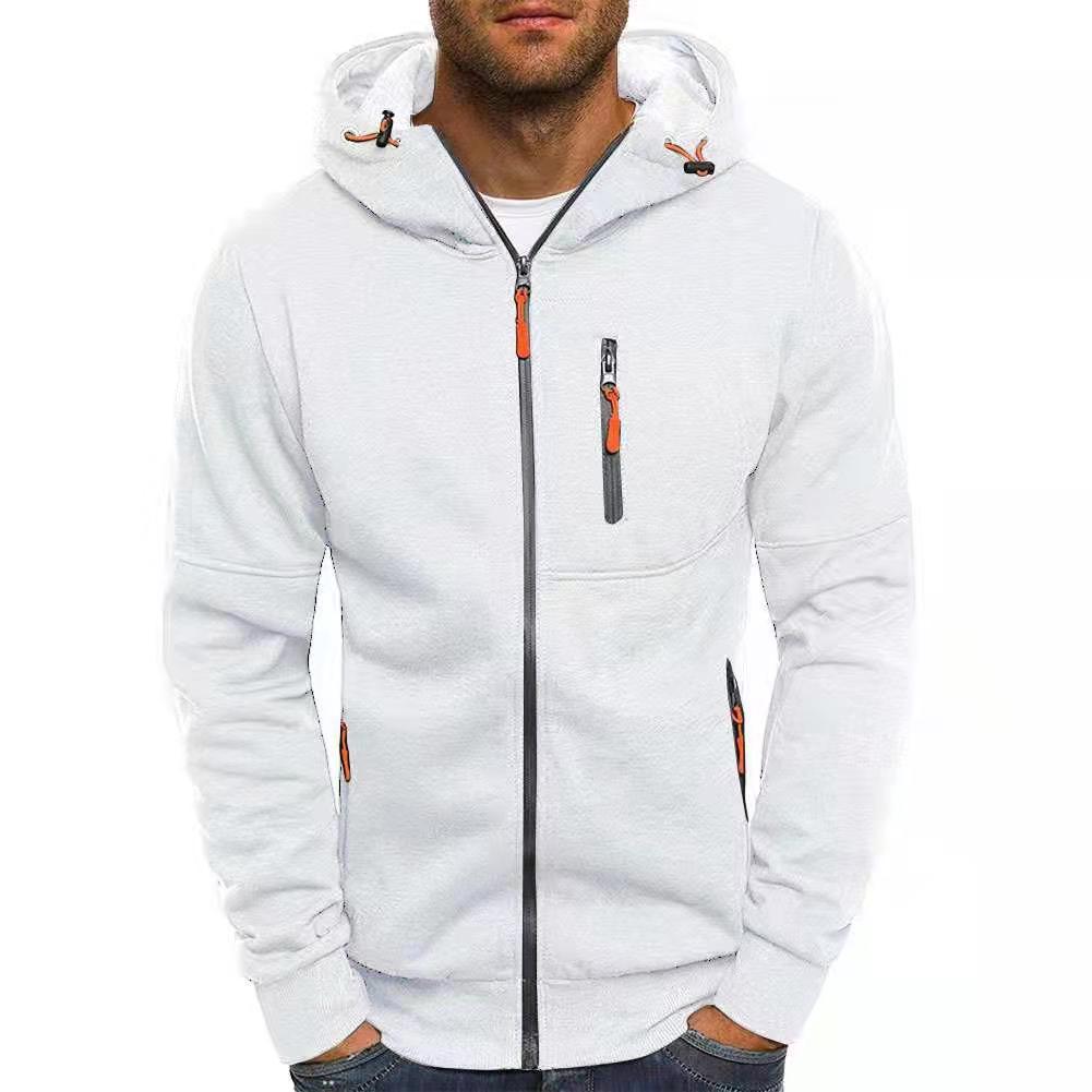 Alfons - Men's Zip-Up Hoodie with Fleece Lining