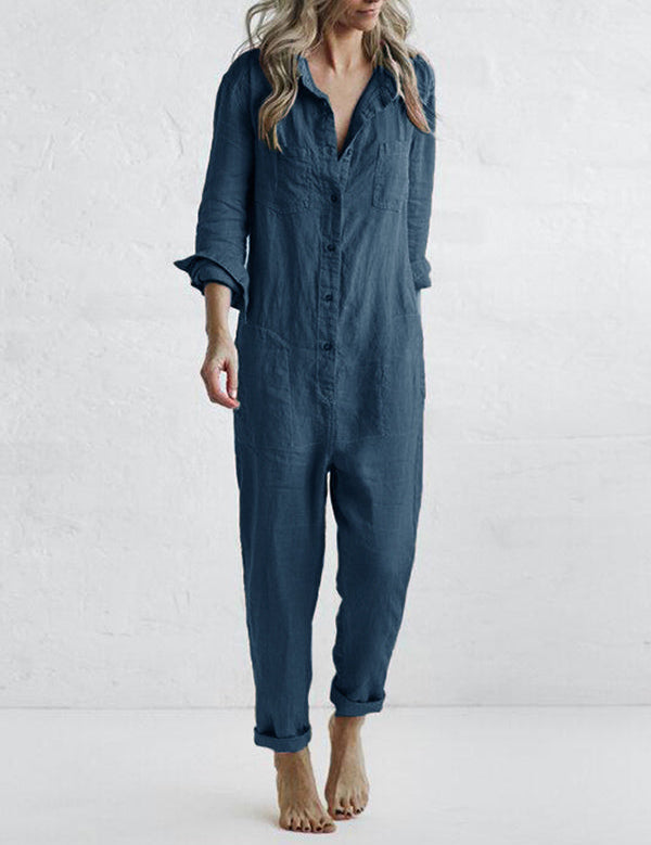 Isla - Long sleeve jumpsuit