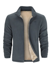 Merijn - Men's Warm Zip-Up Jacket with Stand-Up Collar for Fall and Winter