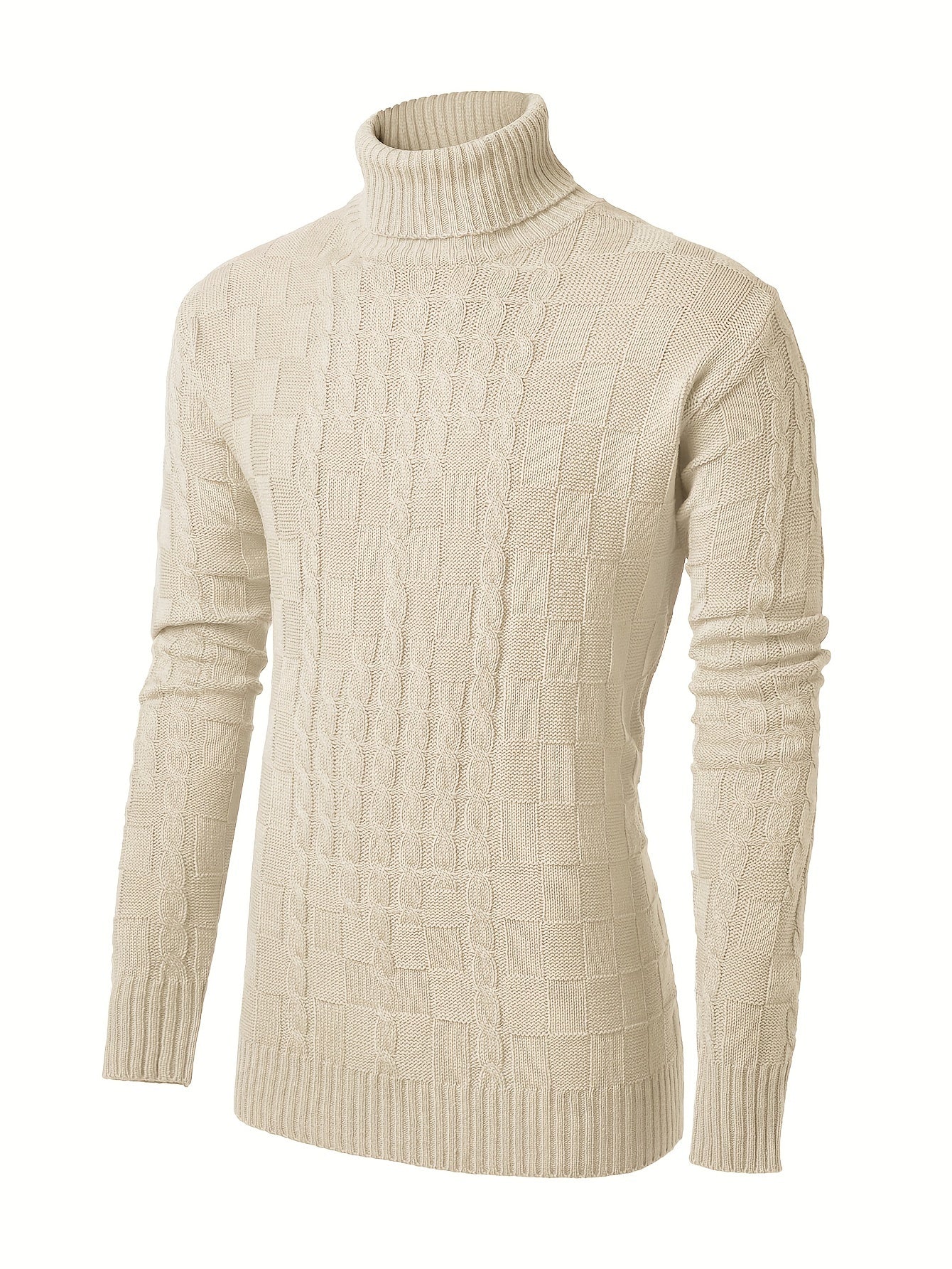 Houston - Men's Casual Cable Sweater