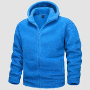 Milani - Men's fleece jacket with hood