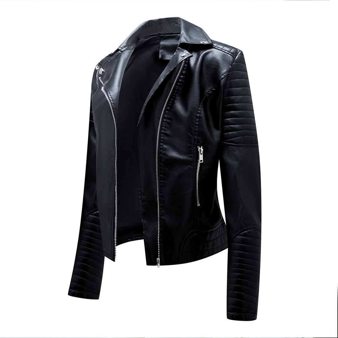 Saige -  A chic leather jacket for women