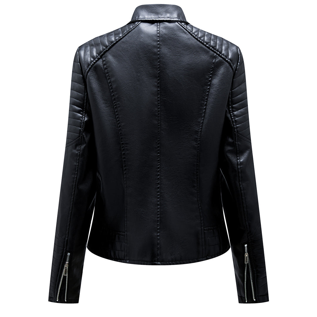 Saige -  A chic leather jacket for women