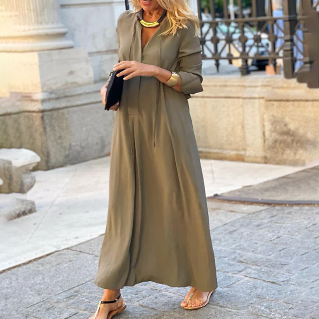 Zaniyah -  Casual Loose Maxi Dress