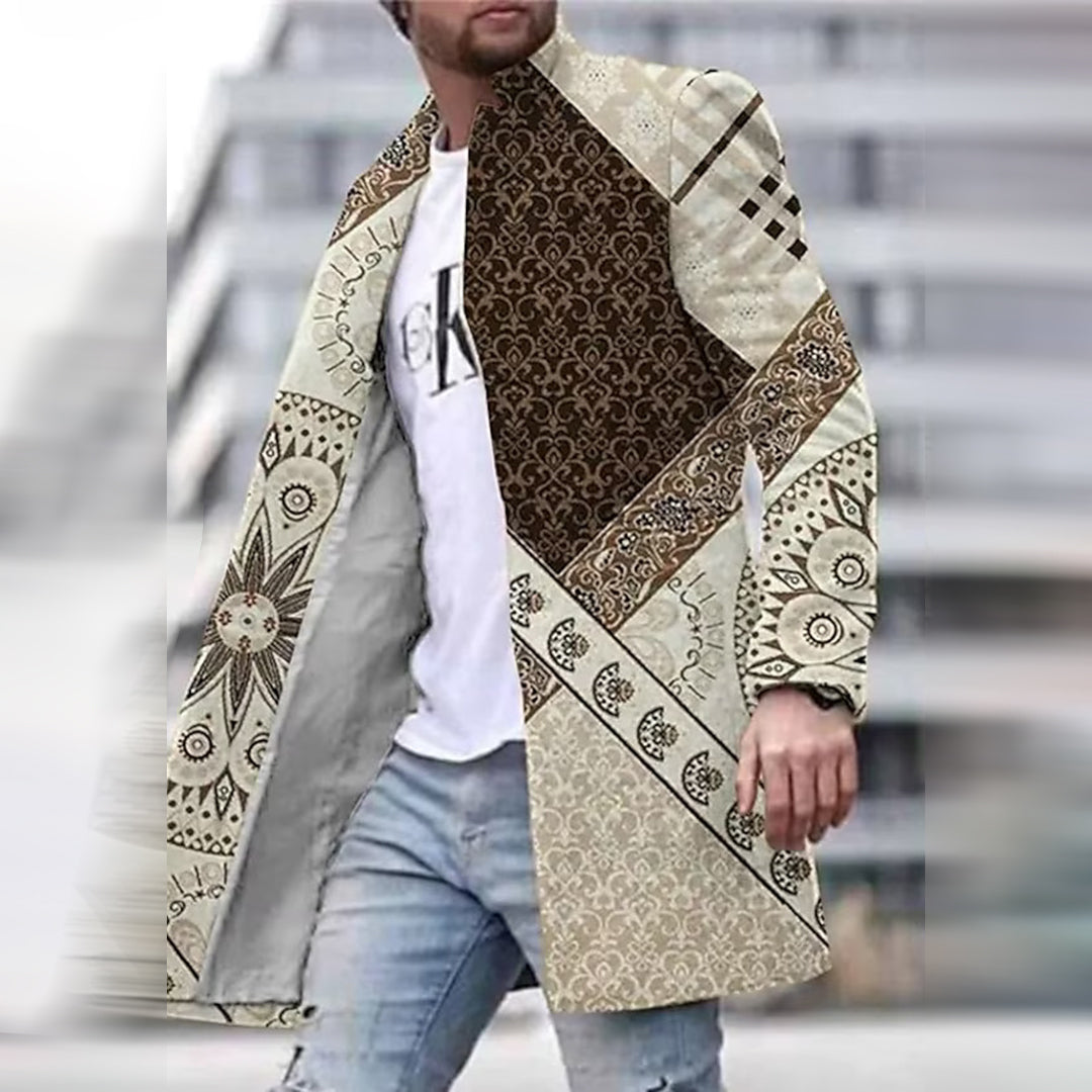 Titus - Fashionable men's jacket with unique pattern