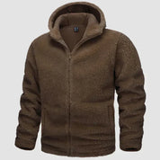 Milani - Men's fleece jacket with hood