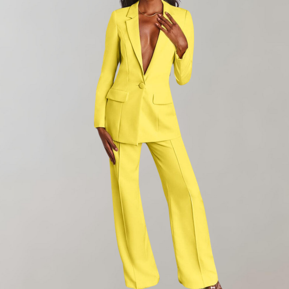 Haisley -  Chic blazer and pants set