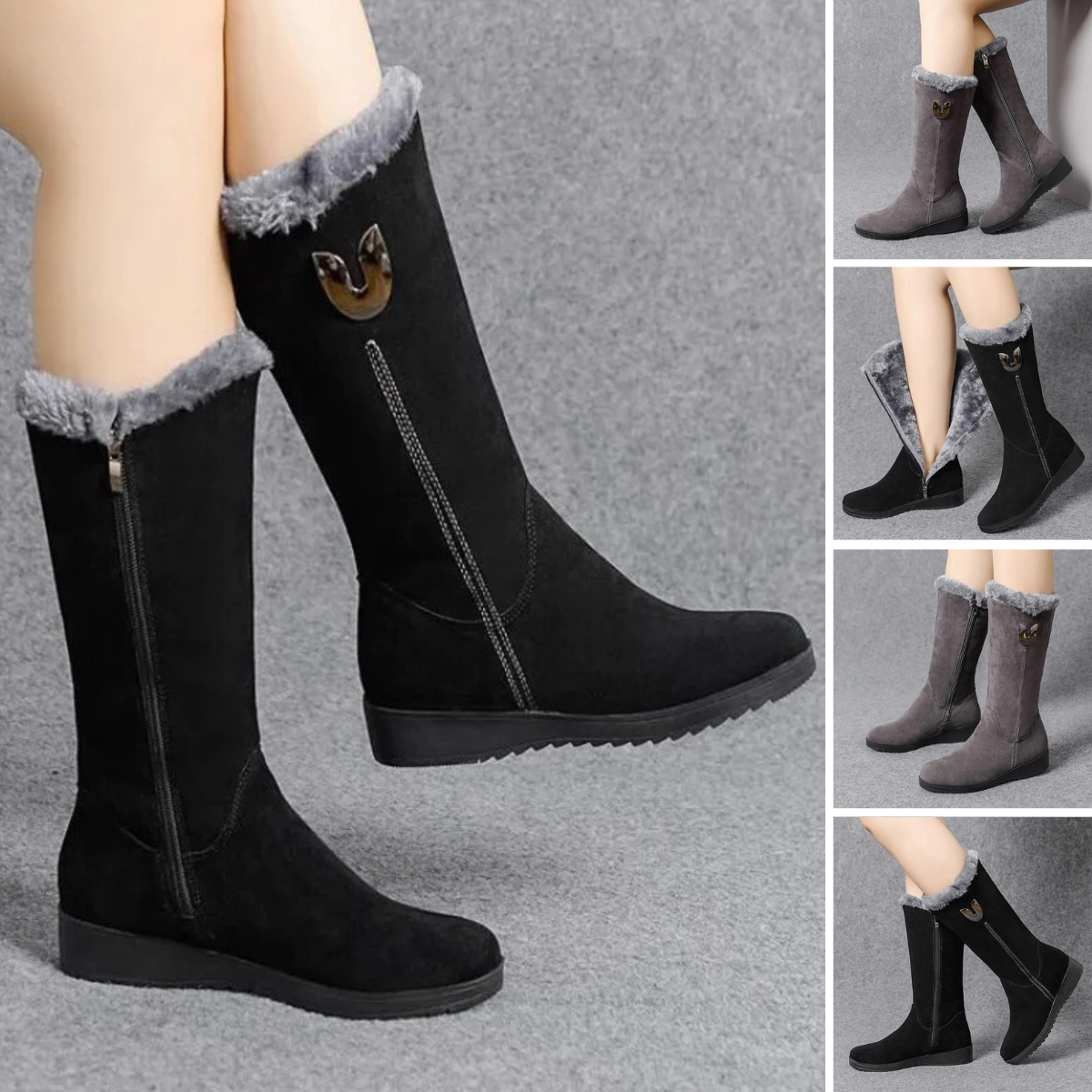 Emryn - The cosiest, warmest, high-fur winter boots