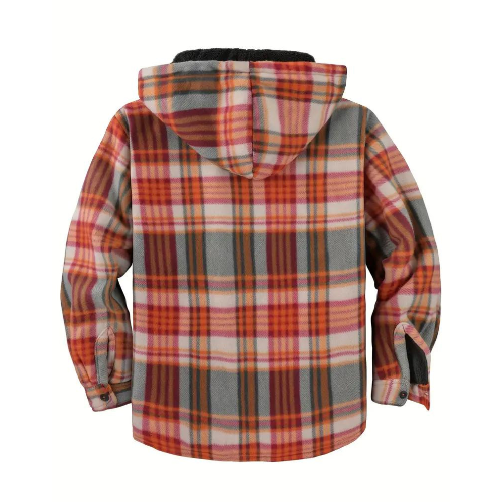 Tim- Men's Hooded Plaid Jacket