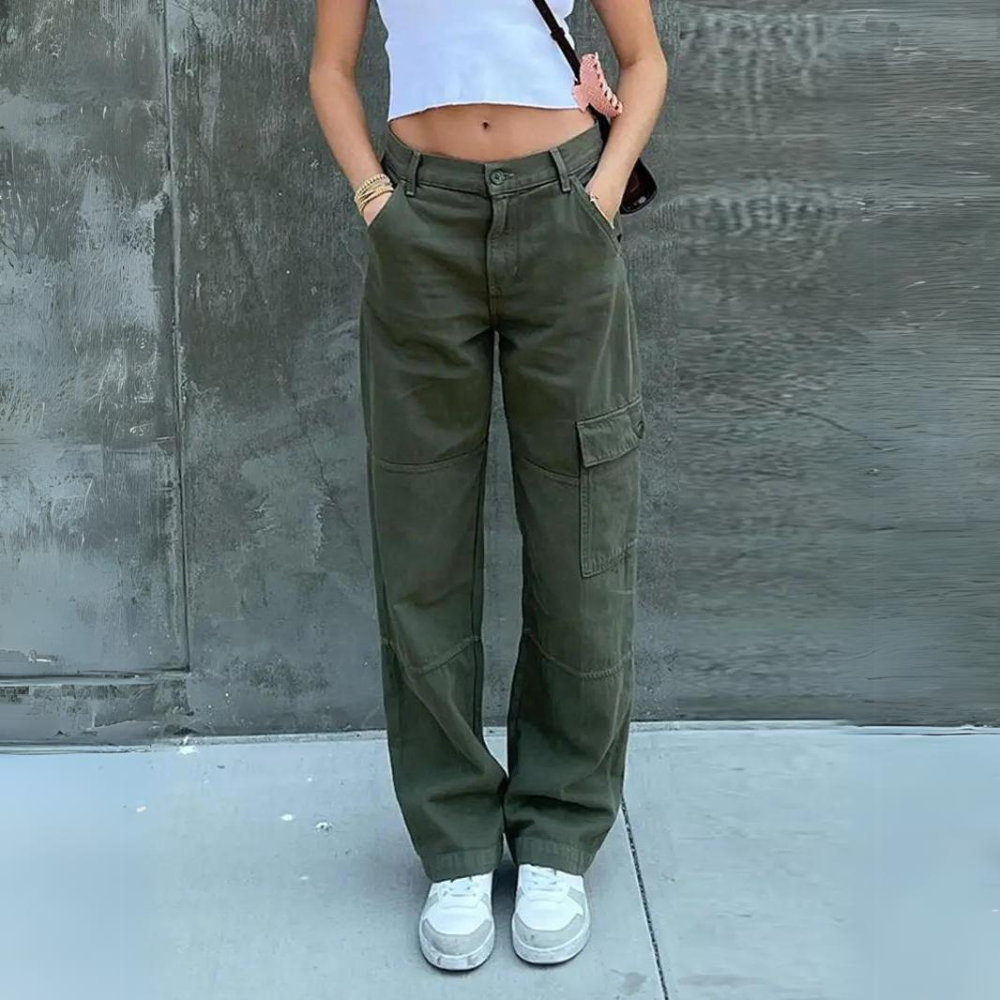 Faye -  Ladies' casual cargo pants