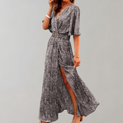 Maliyah -  Summertime maxi wrap dress