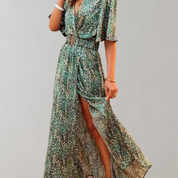 Maliyah -  Summertime maxi wrap dress