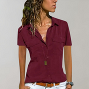 Katalina - Women's blouse with short sleeves