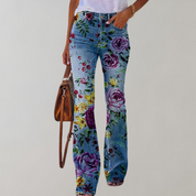 Charley - Flared buttons pant