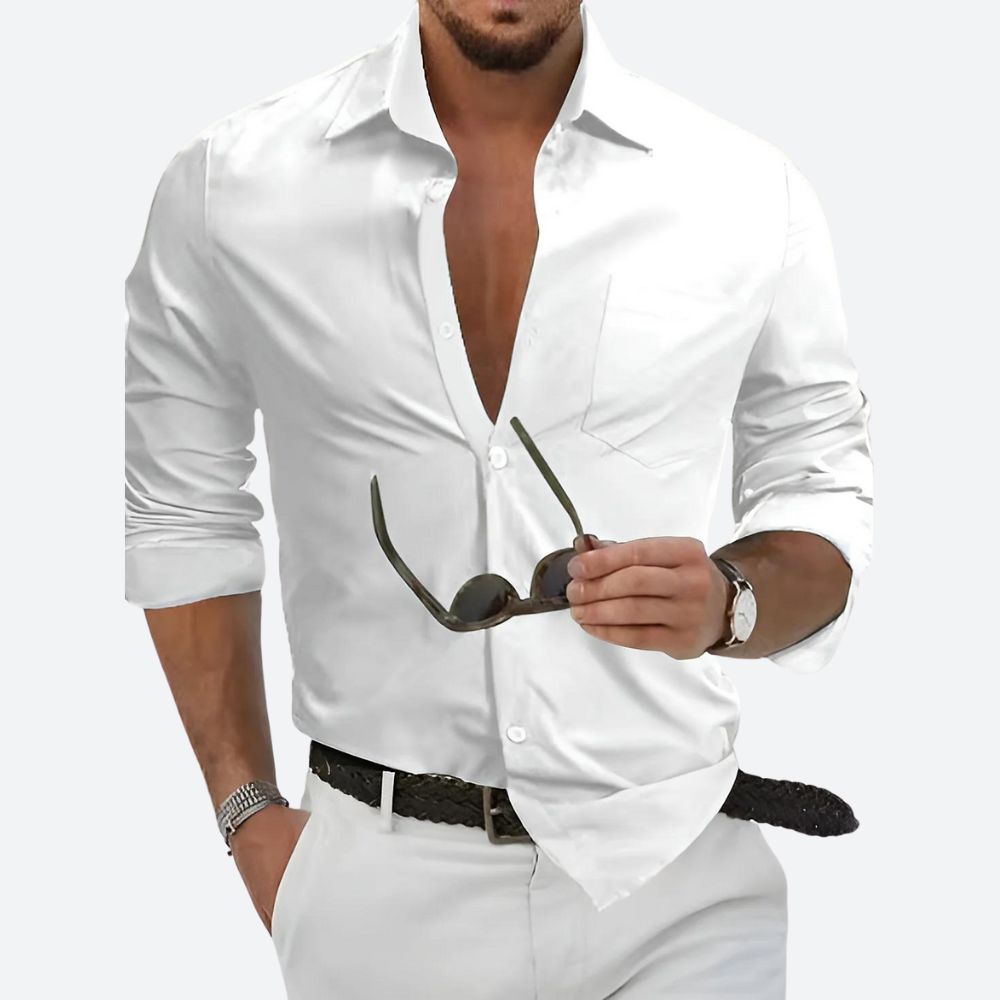 Misael -  Classic Wrinkle-Free Shirt for Men