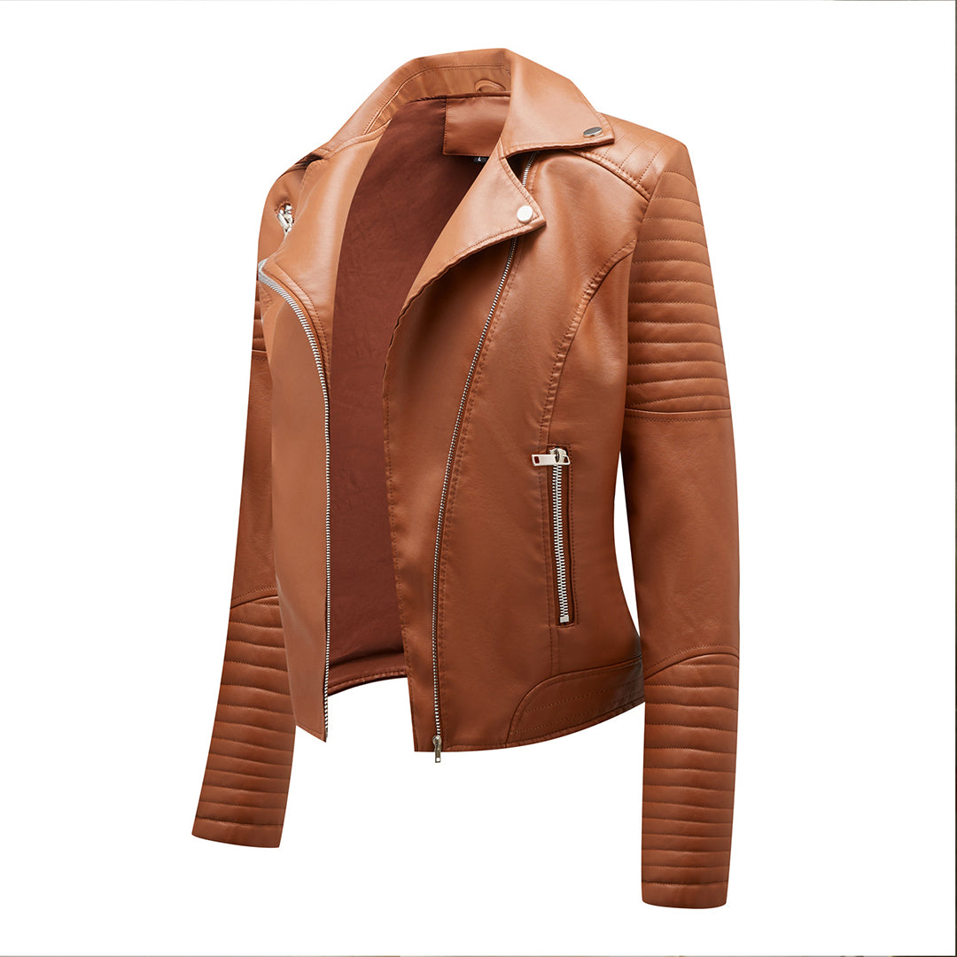 Saige -  A chic leather jacket for women