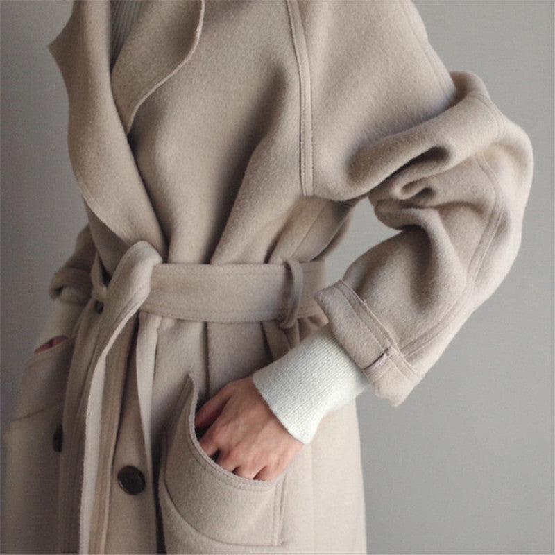 Nadine - Ladies' Casual Wool Coat