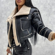 Galilea - Women's leather jacket