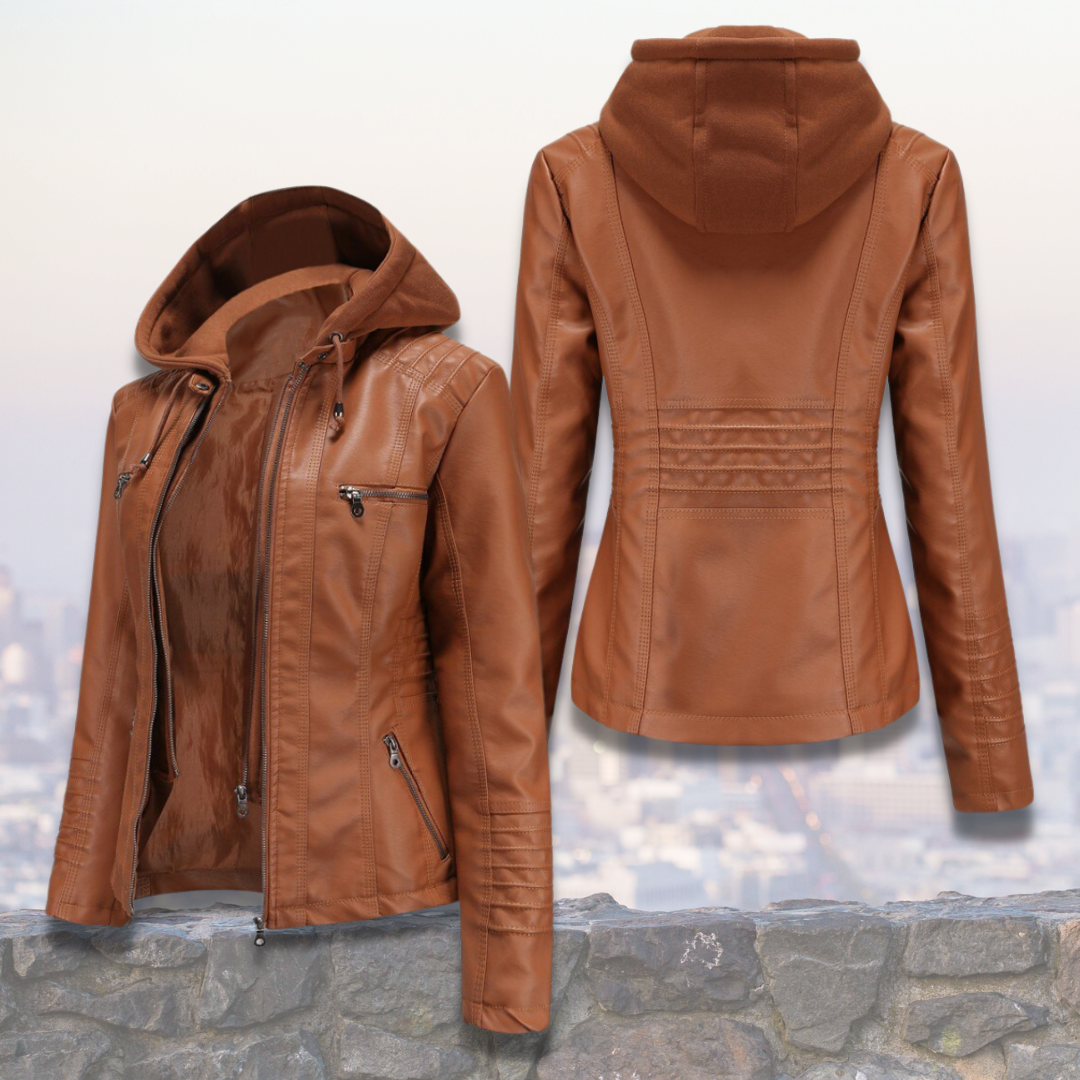 Thalia - A cozy leather jacket