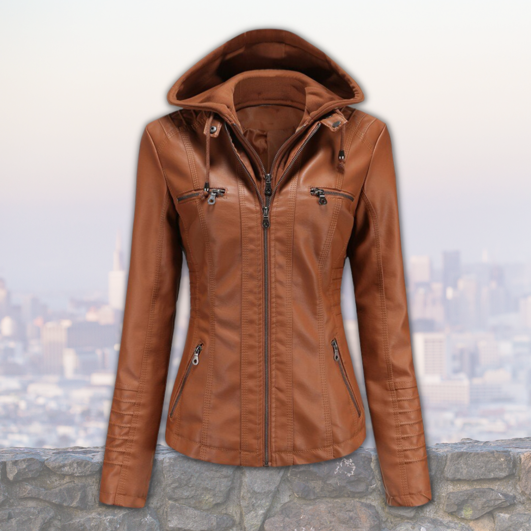 Thalia - A cozy leather jacket