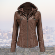 Thalia - A cozy leather jacket