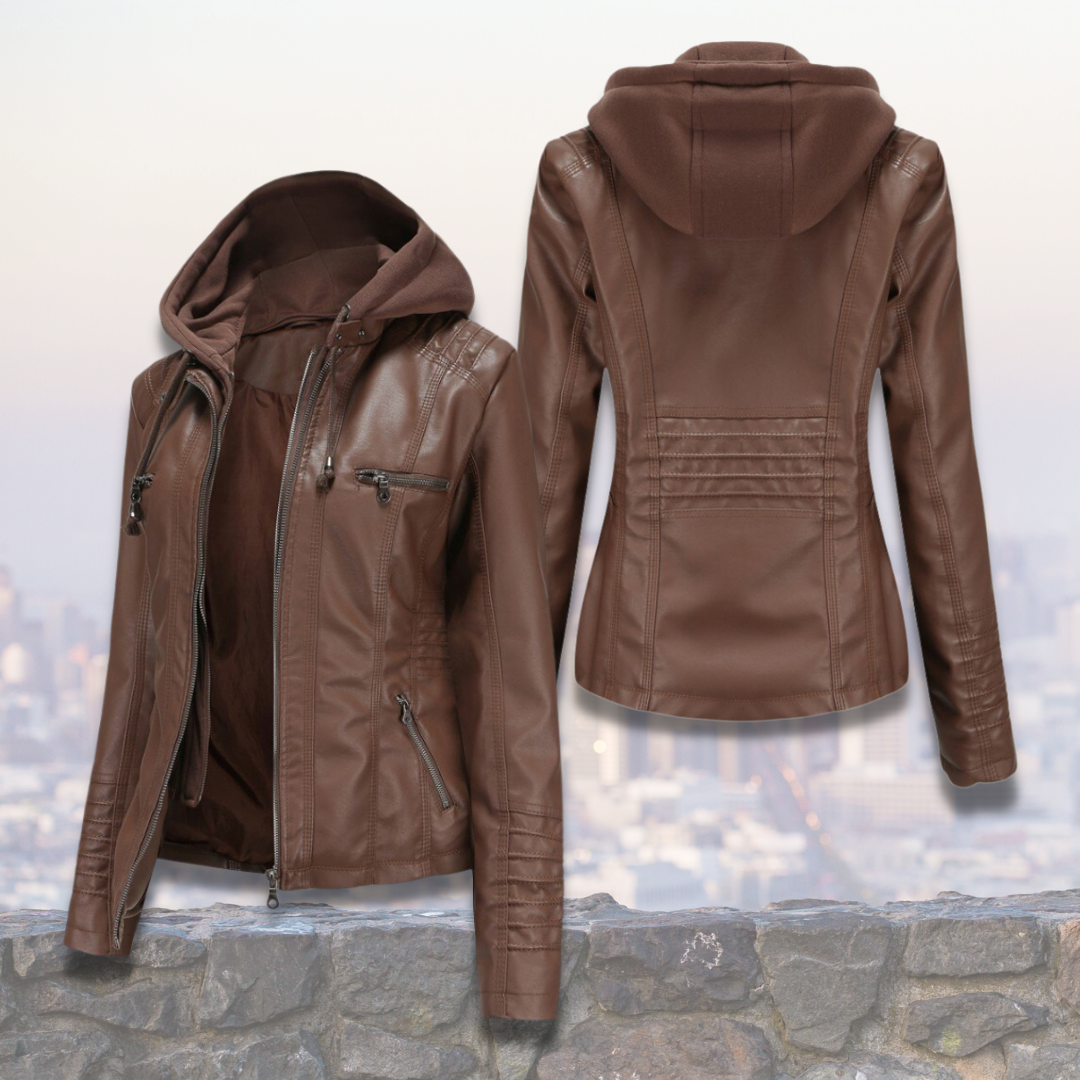 Thalia - A cozy leather jacket