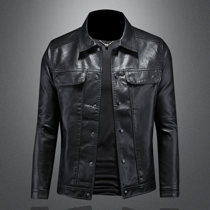 Theodore - Men's Leather Motorcycle Jacket