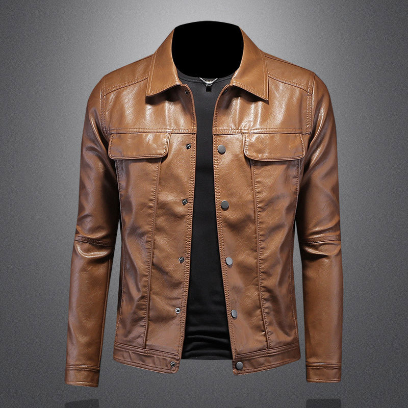 Theodore - Men's Leather Motorcycle Jacket