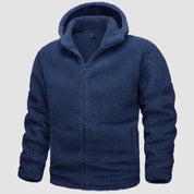 Milani - Men's fleece jacket with hood