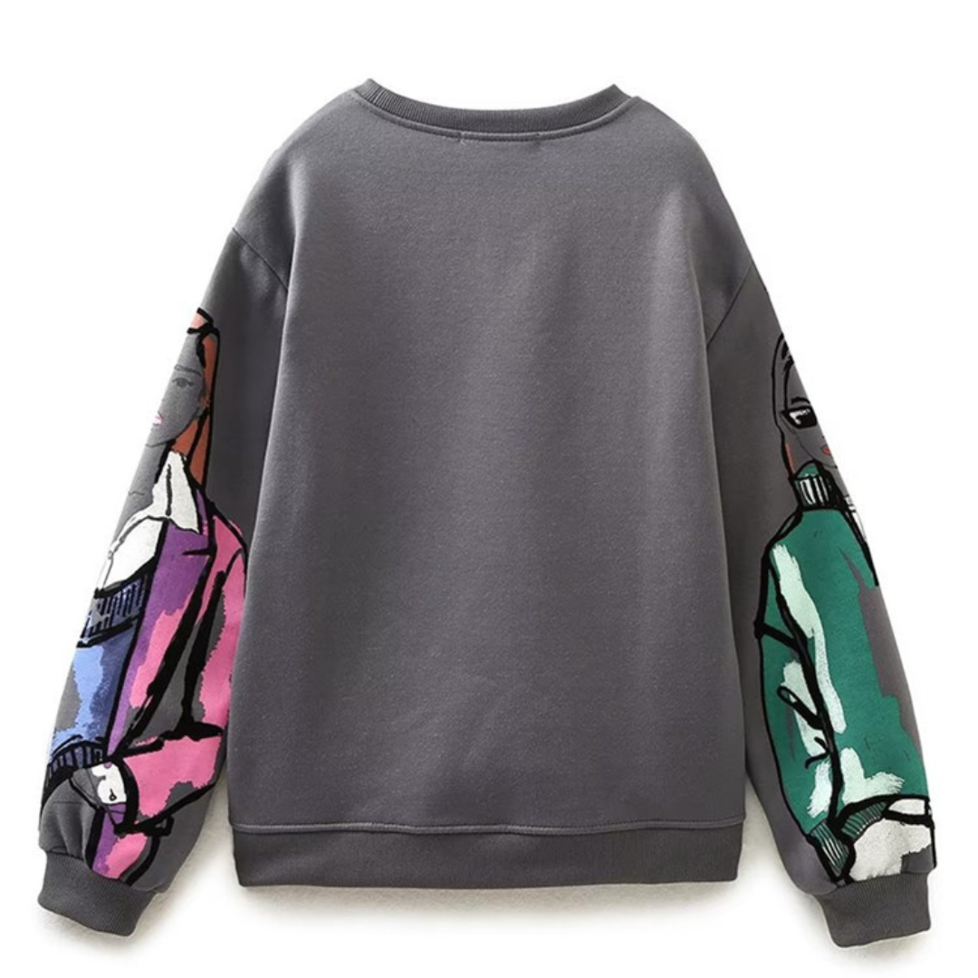 Onno - Loose Wool Print Sweater